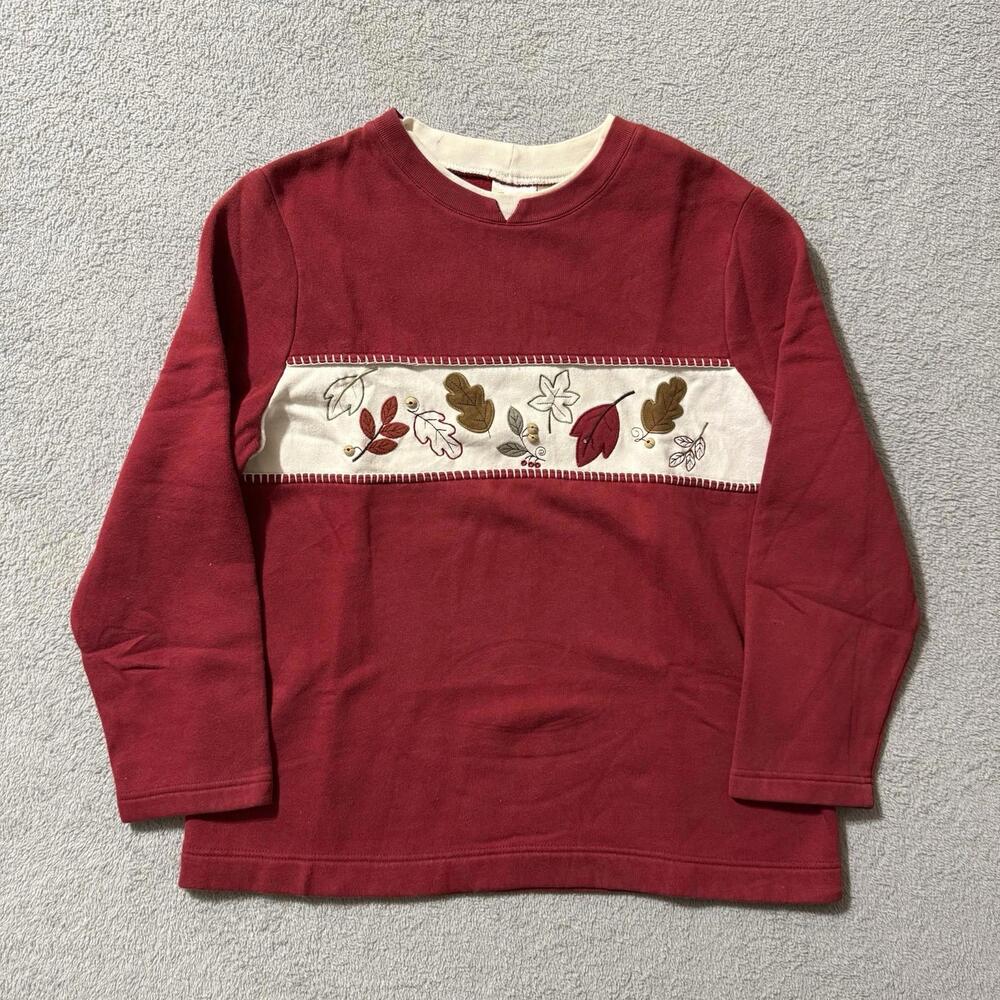 Vintage Bobbie Brooks Embroidered Shirt Size XL Women’s